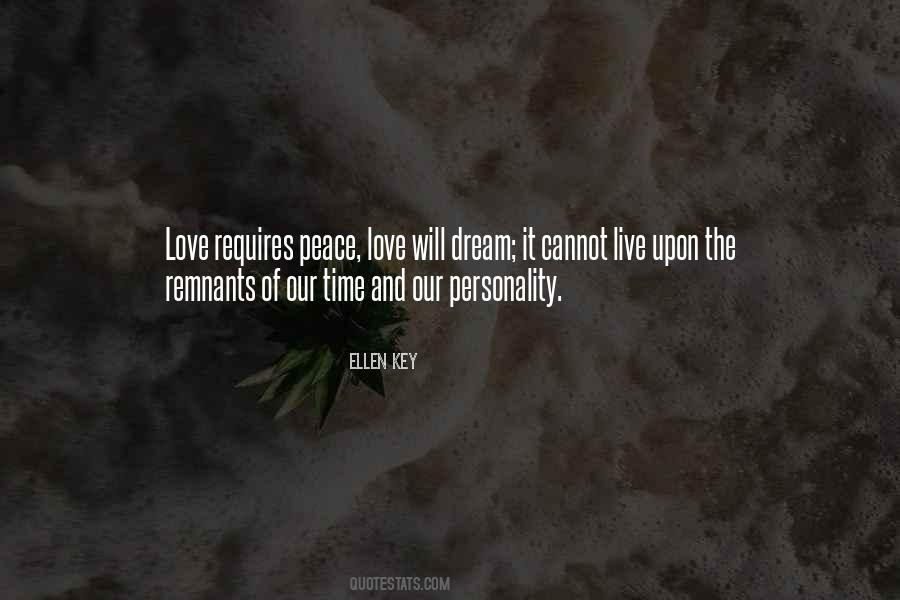 Dream Of Peace Quotes #1854353