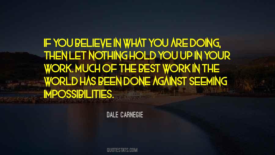 Best Work Done Quotes #1229846