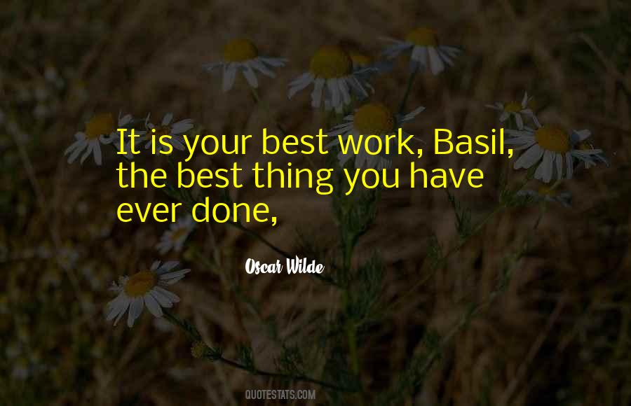 Best Work Done Quotes #892330