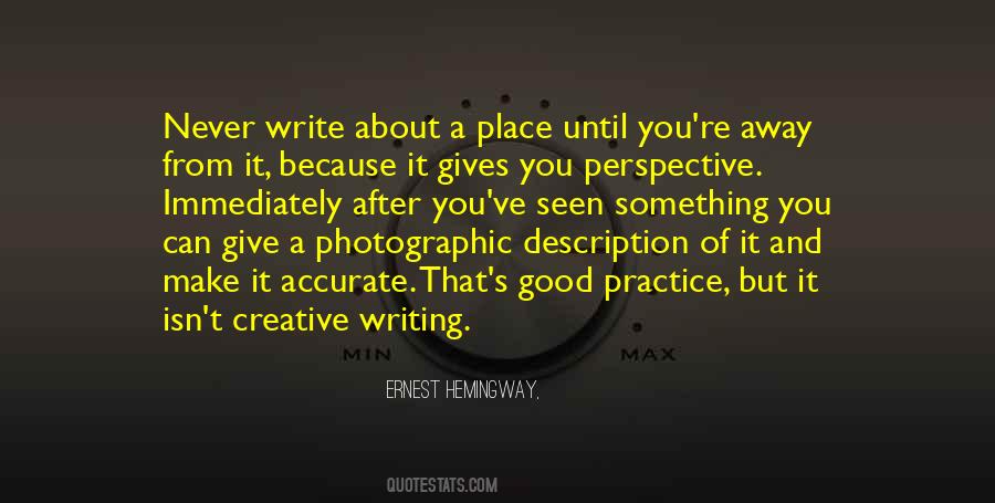 Good Creative Writing Quotes #1844923