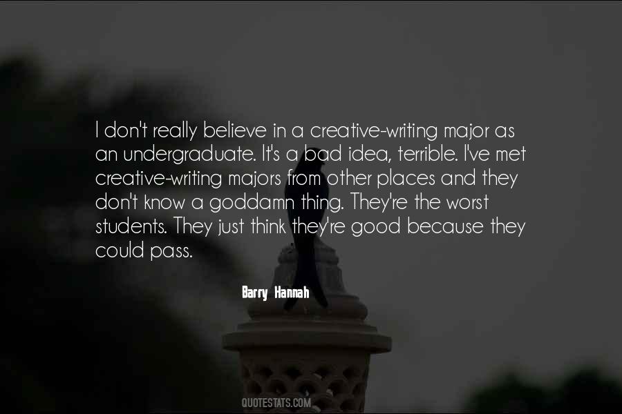 Good Creative Writing Quotes #506272