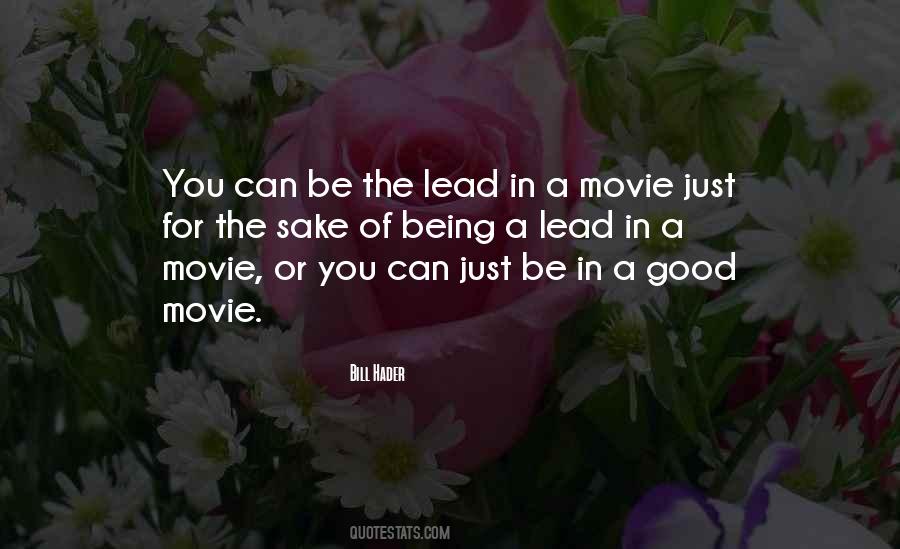 Good Lead Quotes #528790