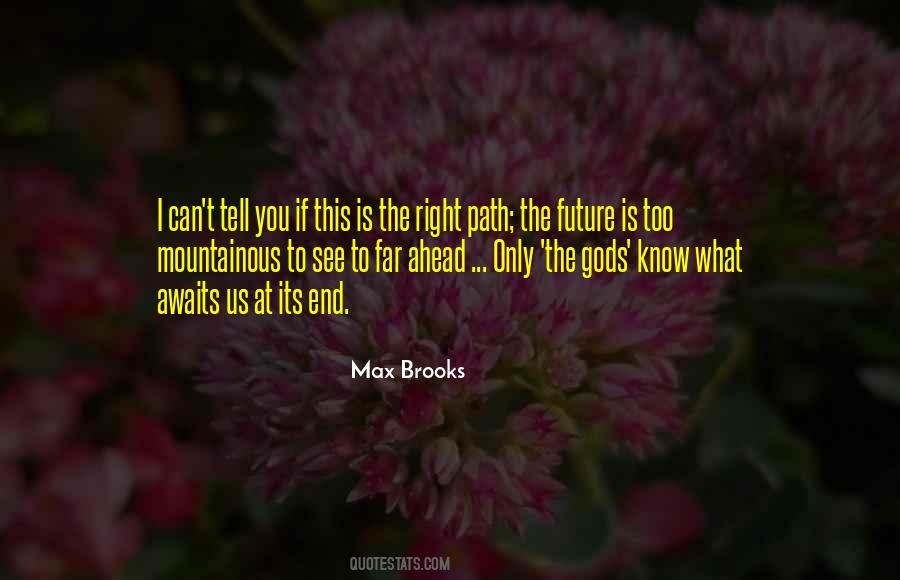 Quotes About Future Path #623092