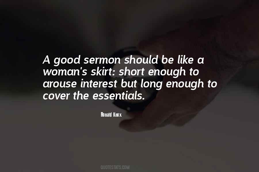 Good Sermon Quotes #964226
