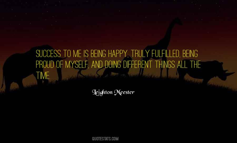 Proud Of My Success Quotes #1638841