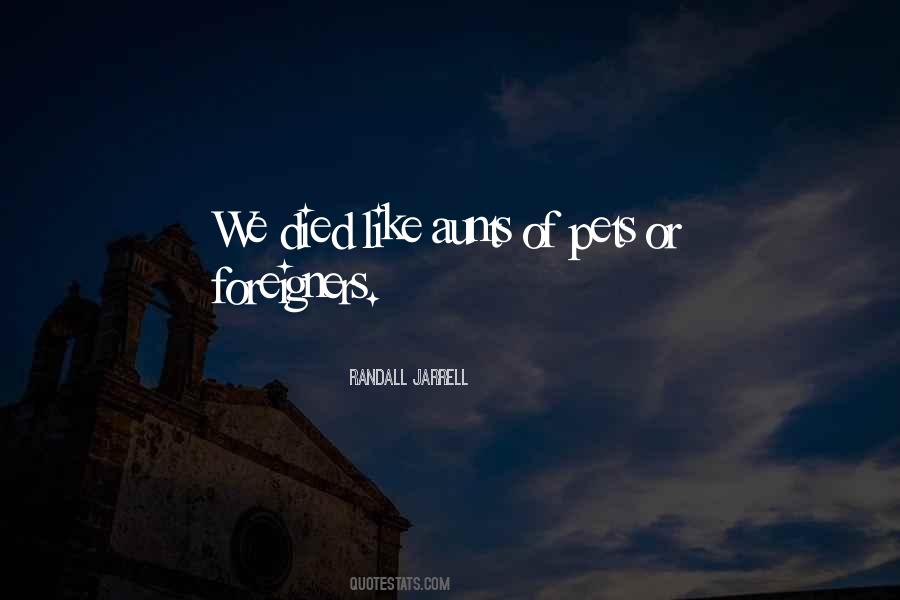 Aunt Died Quotes #741706