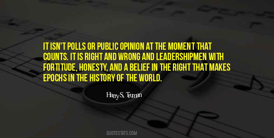 Leadership Honesty Quotes #1555185