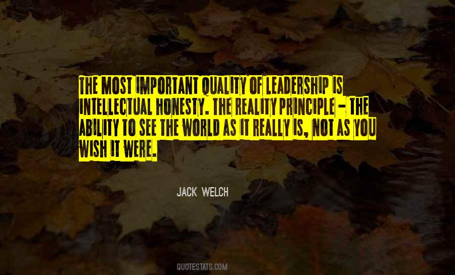 Leadership Honesty Quotes #344925