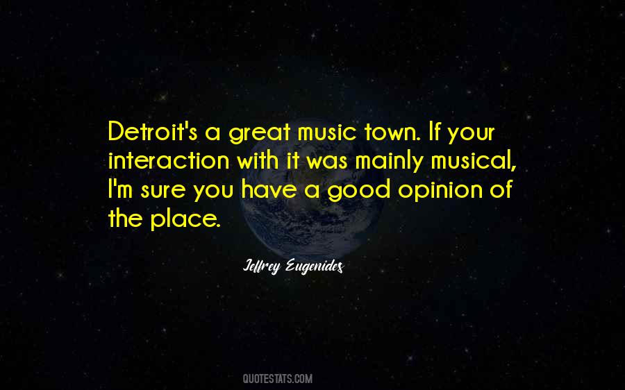 Good Detroit Quotes #303228