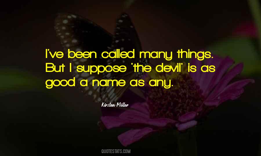 Good Devil Quotes #304705