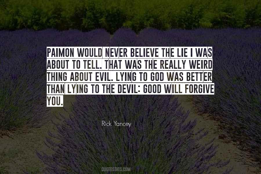 Good Devil Quotes #420280