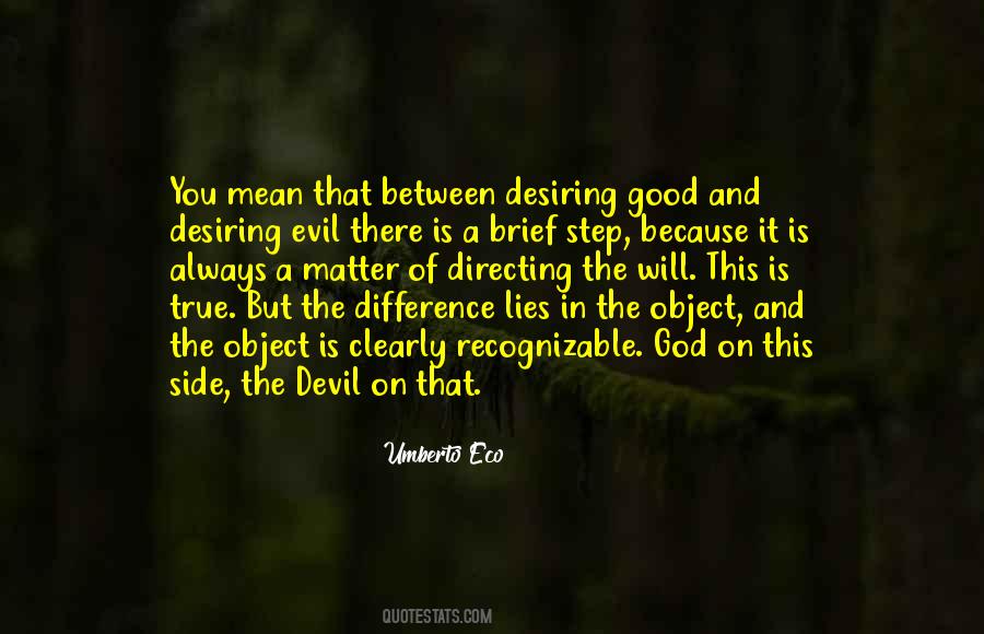 Good Devil Quotes #474985