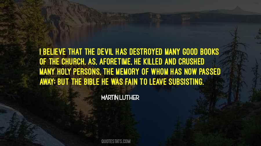 Good Devil Quotes #49613