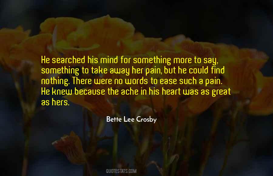 Her Pain Quotes #1116248