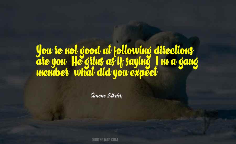 Good Directions Quotes #1557085