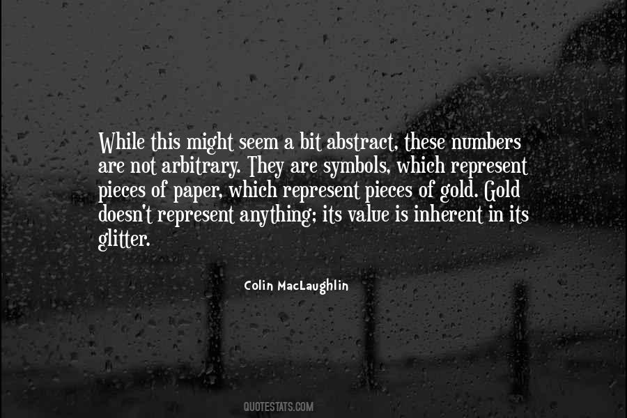 Gold Is Money Quotes #74121