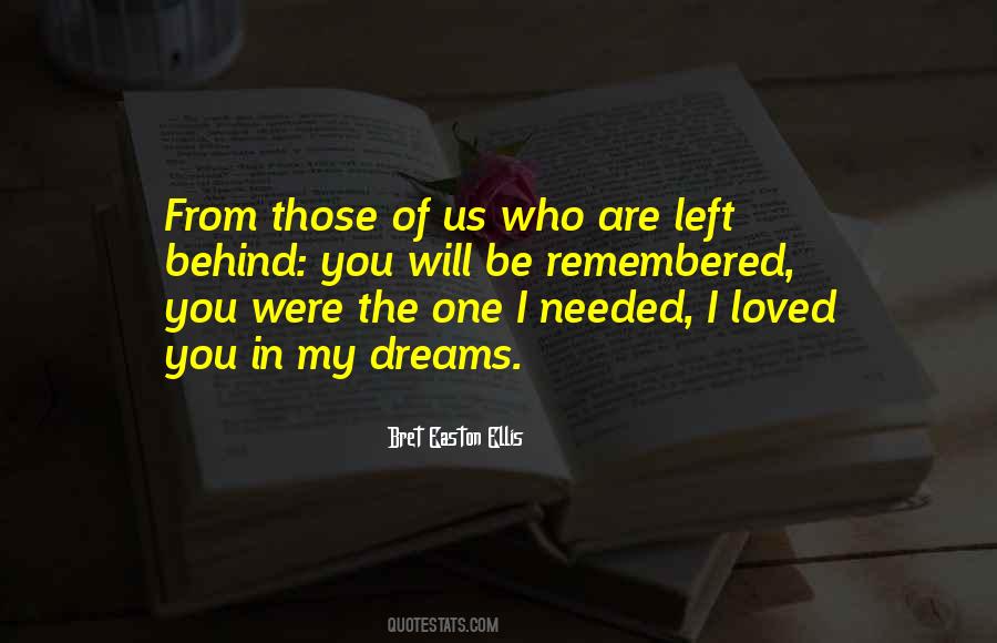 You Were In My Dreams Quotes #476952