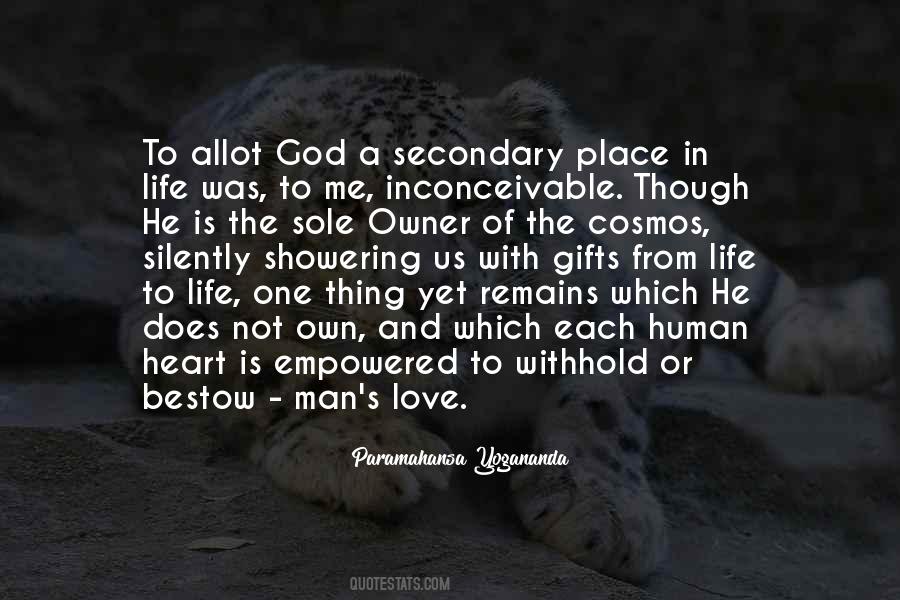 Owner Of My Life Quotes #1445214