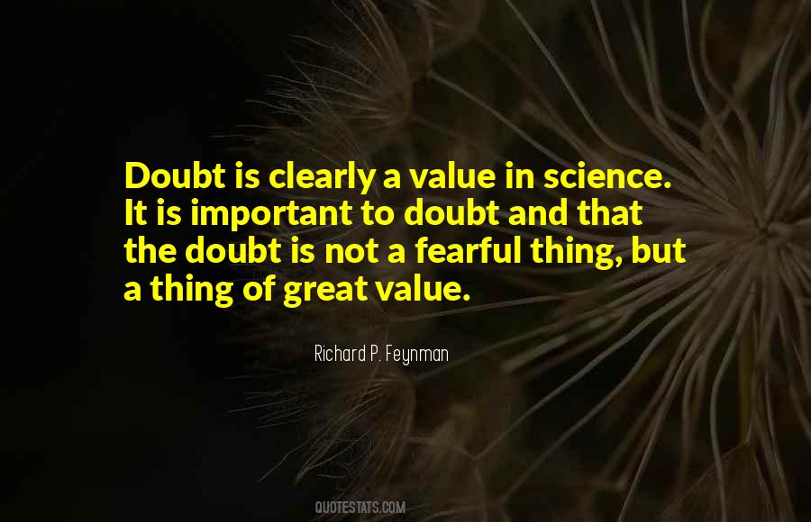Value Of A Thing Quotes #1040158