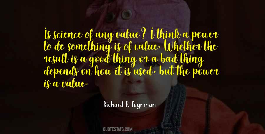 Value Of A Thing Quotes #1819918
