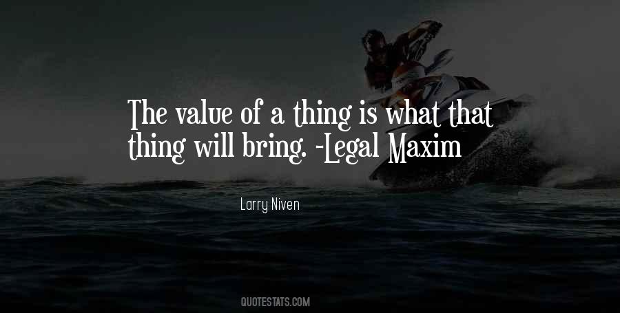 Value Of A Thing Quotes #539901