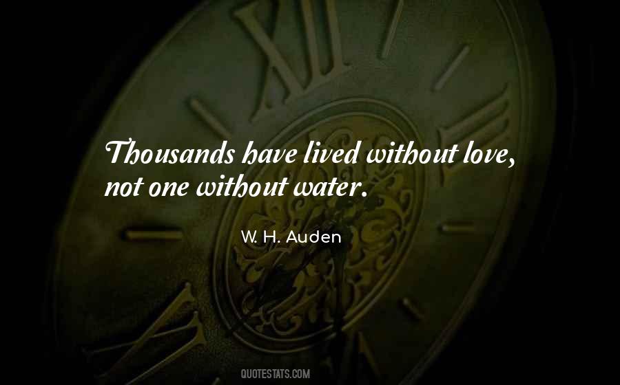 Love Water Quotes #1223664