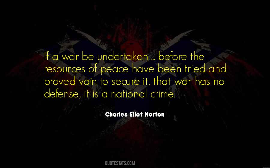 Defense War Quotes #1359650