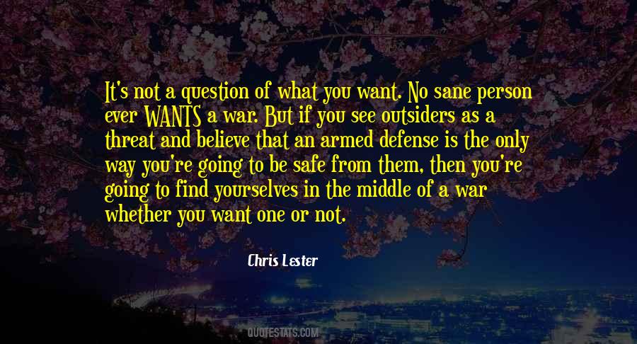 Defense War Quotes #1839142