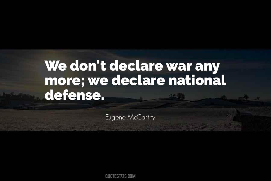 Defense War Quotes #32371