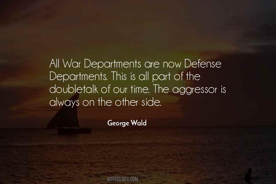 Defense War Quotes #438879