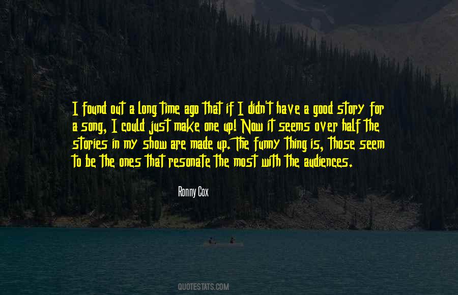 Made Up Story Quotes #1170337