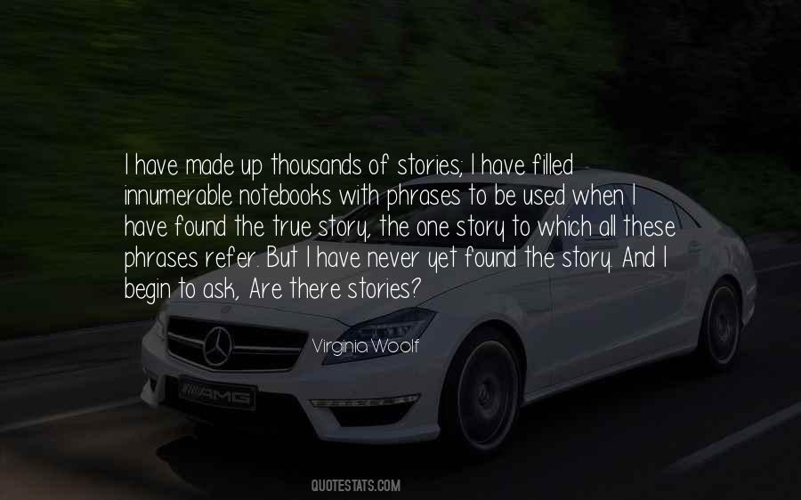 Made Up Story Quotes #1178606