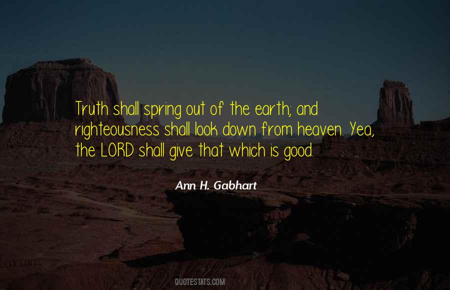 Good Earth Quotes #263588