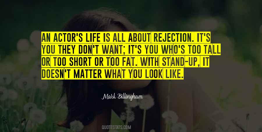 Rejection Life Quotes #720767