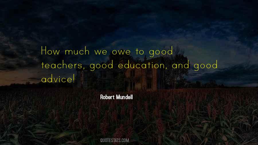 Good Education Quotes #1193613