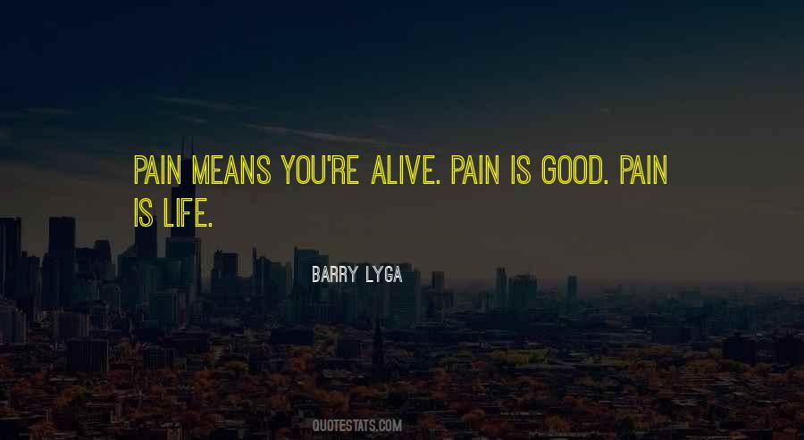 Good Pain Quotes #280987