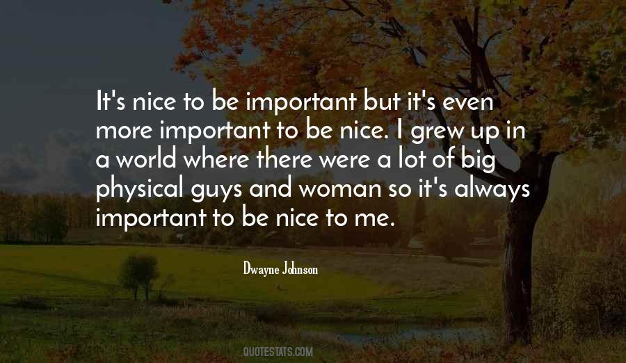Nice Woman Quotes #121920