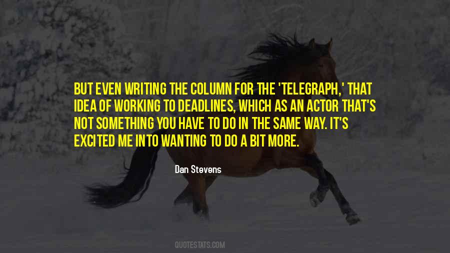 Quotes About Wanting It More #775338