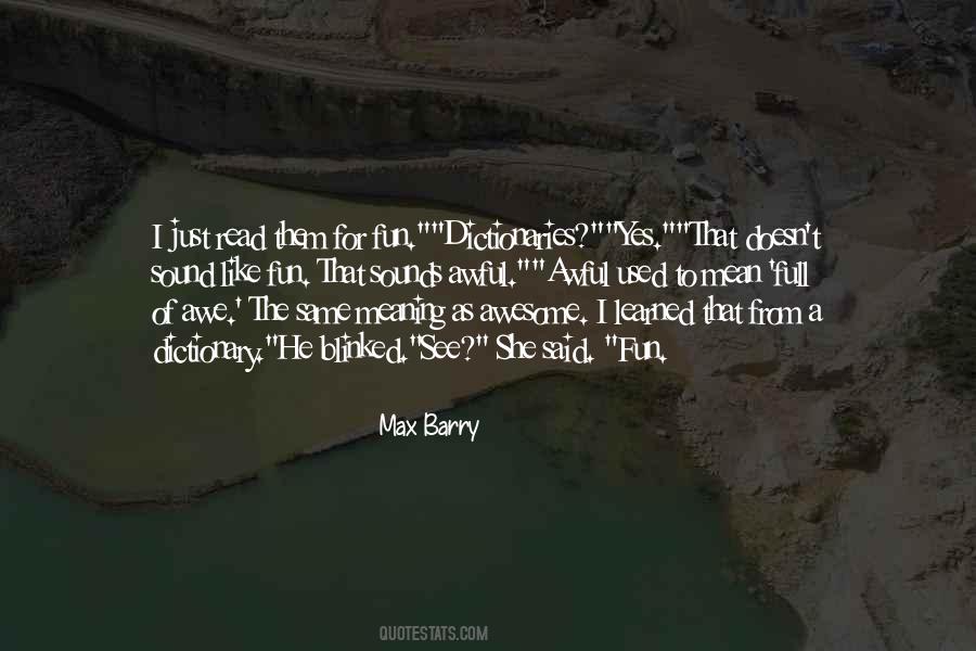 Fun To Read Quotes #1110196