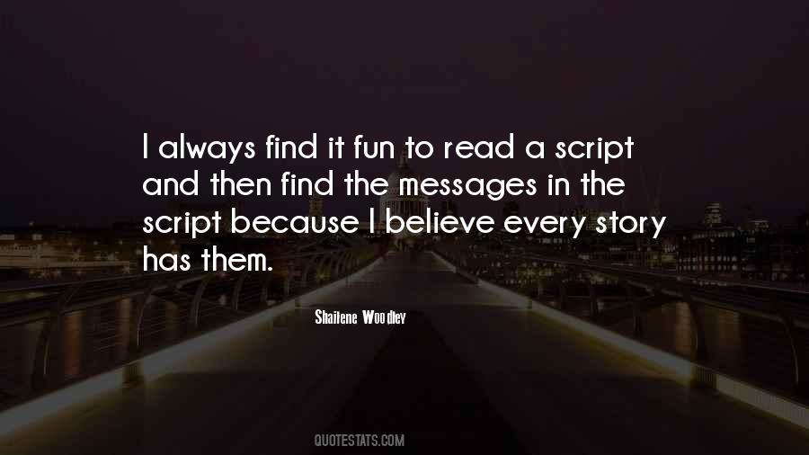 Fun To Read Quotes #722356