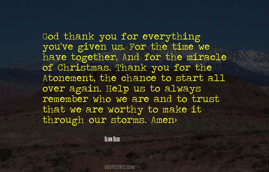 God Thank You For Everything Quotes #747097