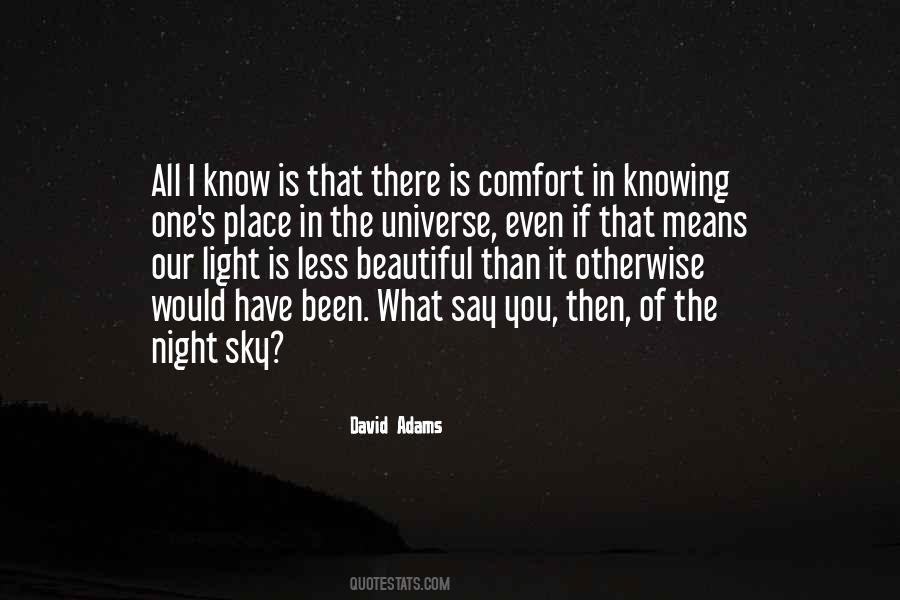 Sky In The Night Quotes #1774154