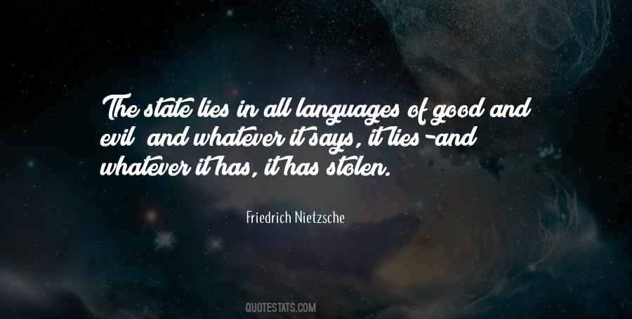 Evil Lies Quotes #1634868
