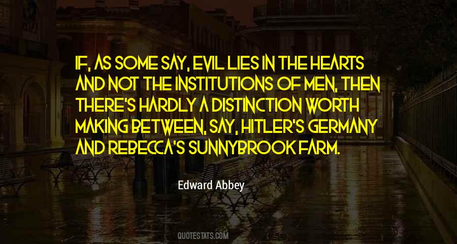 Evil Lies Quotes #179447