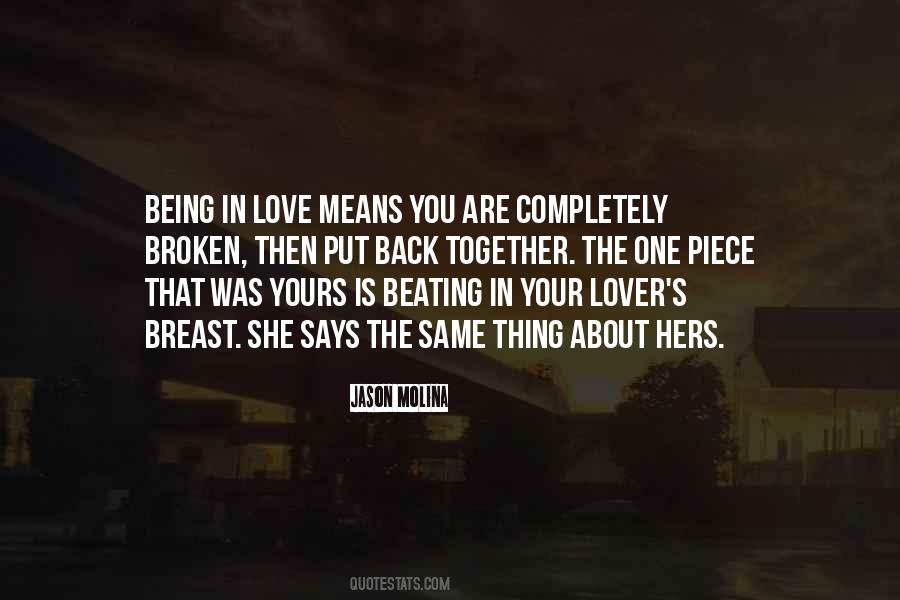 Love You Means Quotes #153812