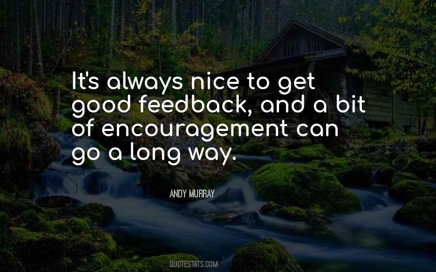 Good Feedback Quotes #725077