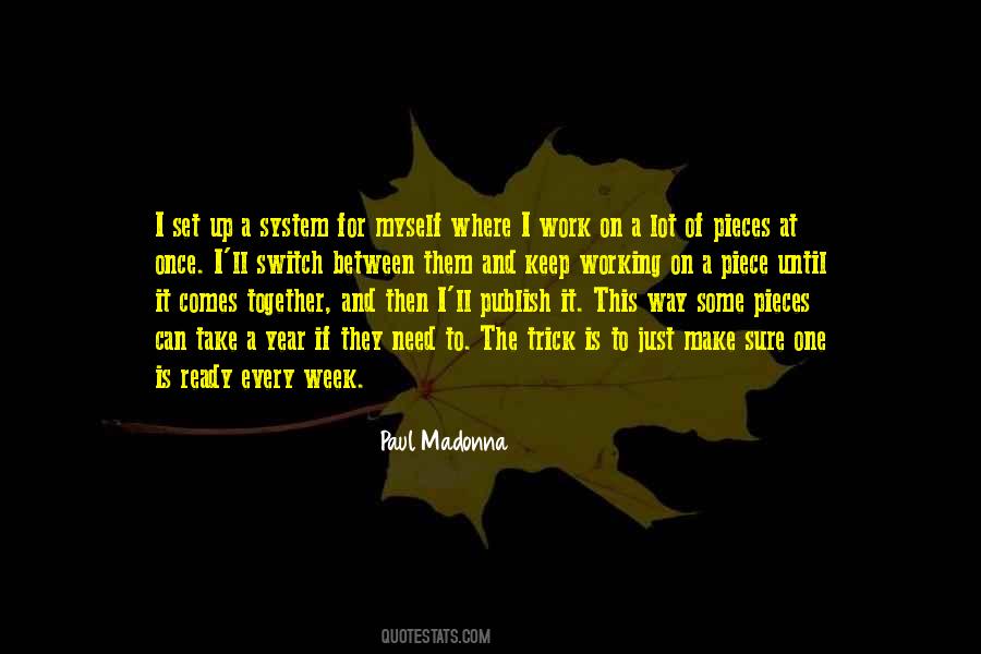 Need To Work On Myself Quotes #566259