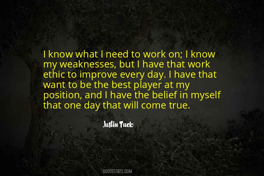 Need To Work On Myself Quotes #882125