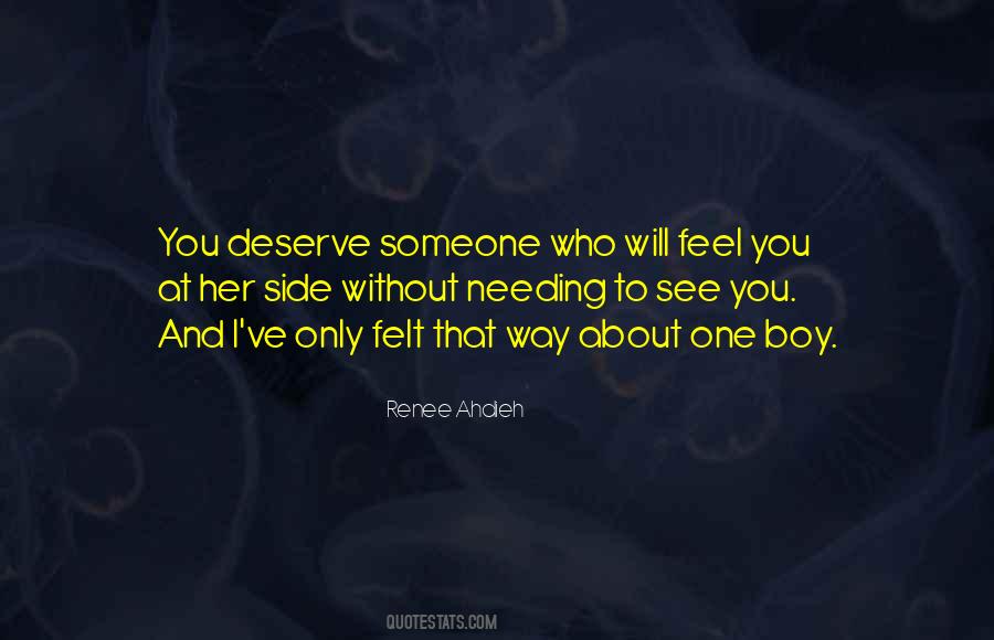 Only One Boy Quotes #92316