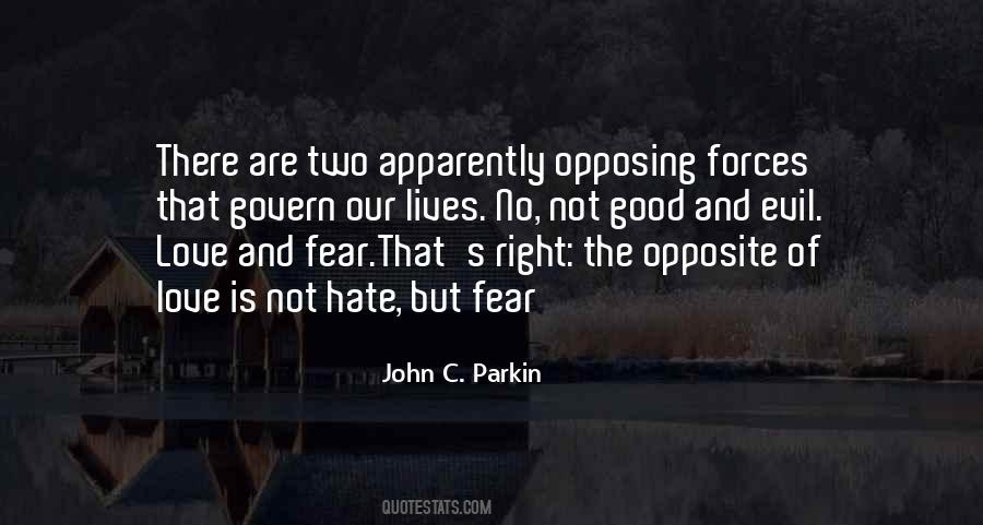 Hate Fear Quotes #181587